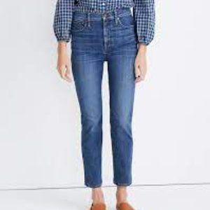 Madewell Stovepipe Crop Jeans Antoine Wash - Sz 26